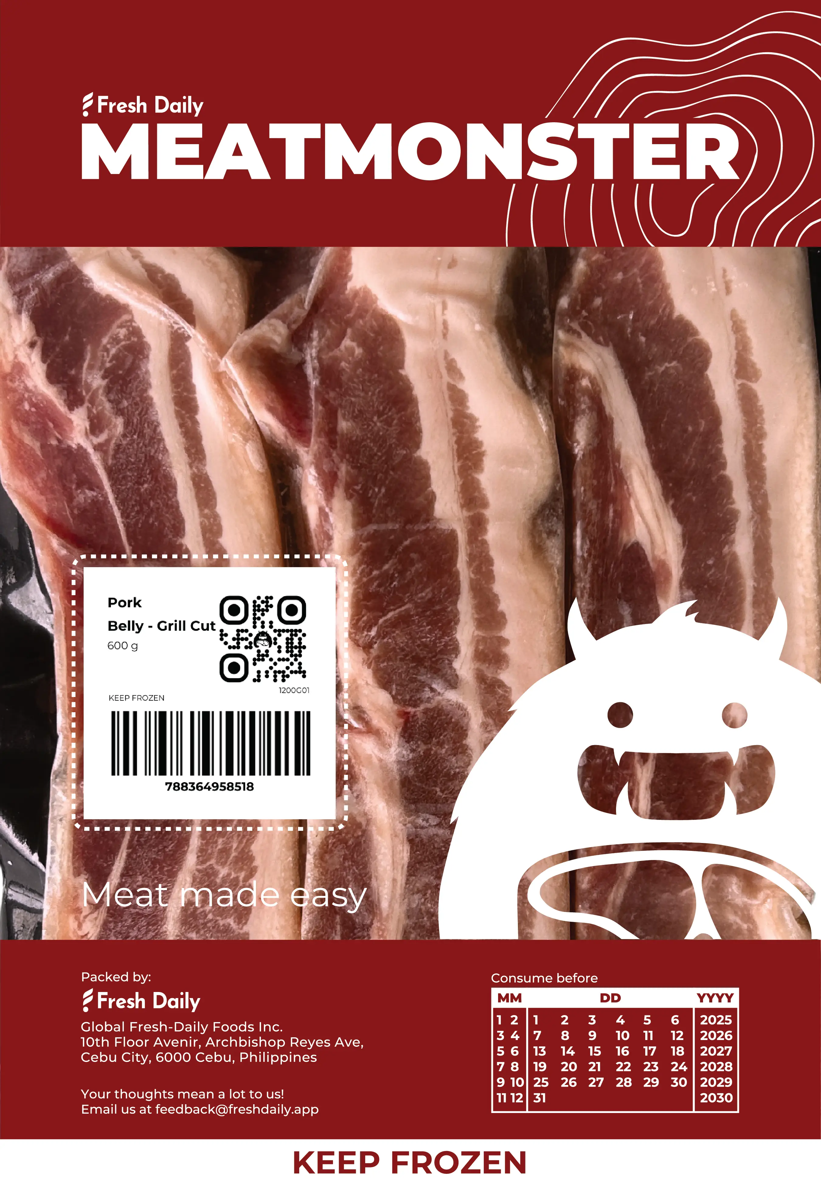 Pork Belly Grill Cut